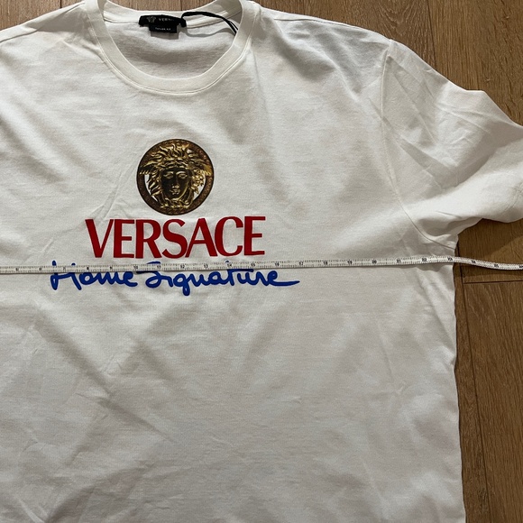 AUTHENTIC new VERSACE T-shrit from RUNWAY for Men XXL but fits like L or XL - Picture 12 of 14